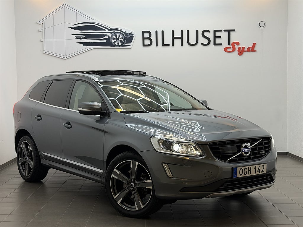 Volvo XC60 D5 AWD 220hk Summum Pano/Värmare/Navi/Bkamera/Läder/Krok/Adaptiv
