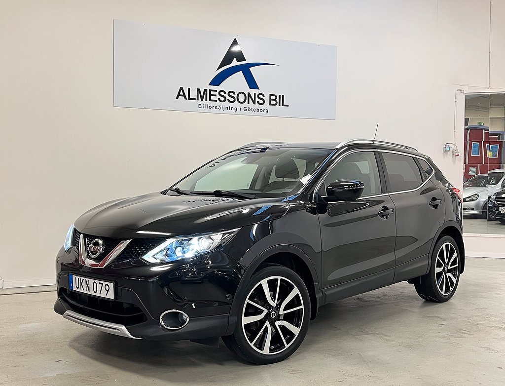 Nissan Qashqai 1.2 DIG-T-Tekna, Panorama, Navi,360 Kameror.