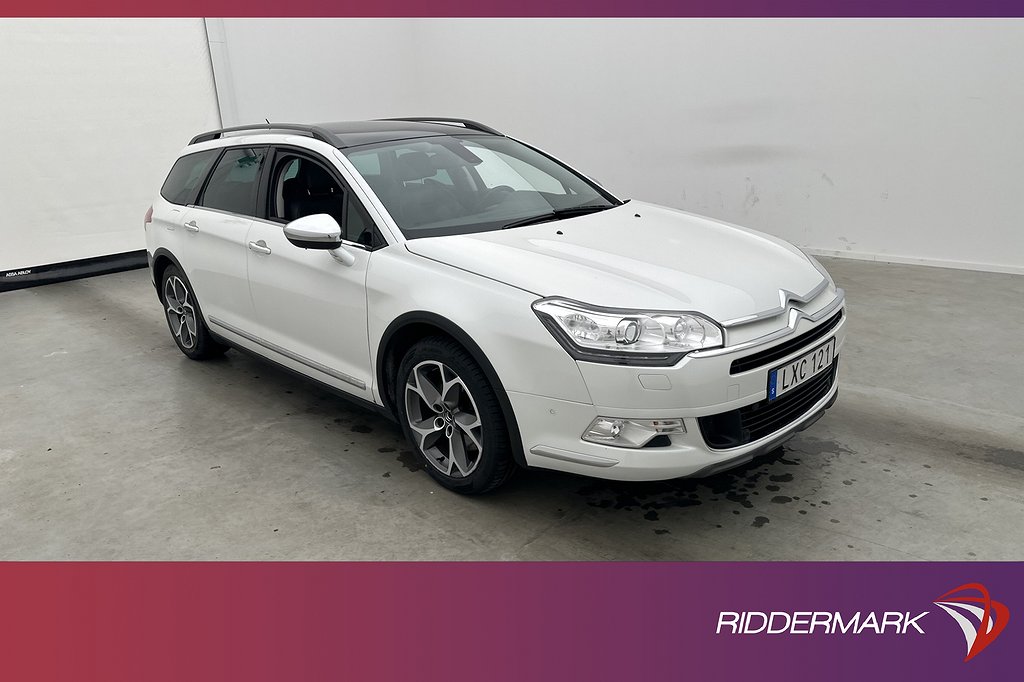 Citroën C5 Tourer 2.0 181hk Pano Värm Kamera Navi Drag