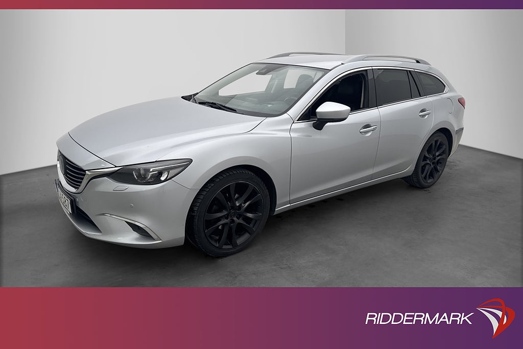 Mazda 6 Wagon AWD 175hk Optimum BOSE HUD Kamera Skinn