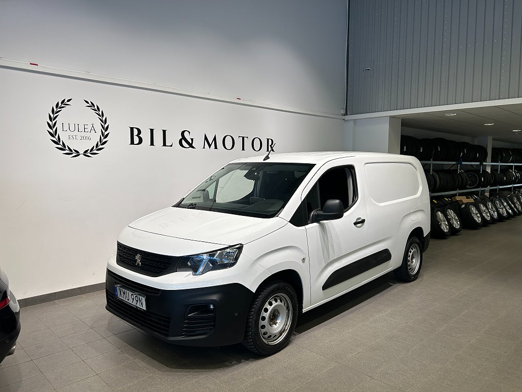 Peugeot Partner Utökad Last 1.5 BlueHDi|Drag|Automat|Värmare|4.95%