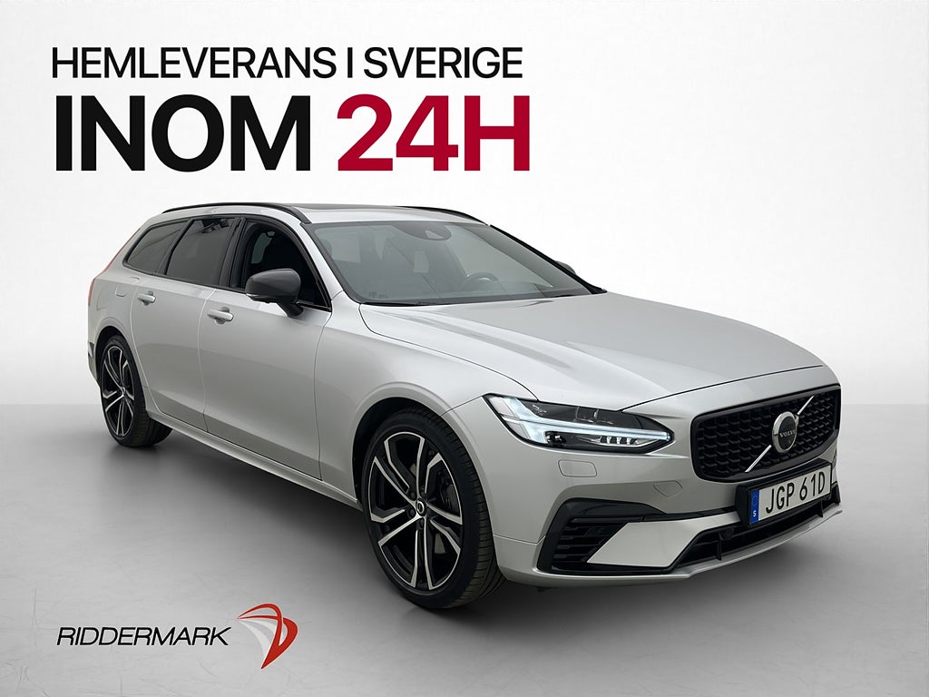 Volvo V90 T8 AWD R-Design Värmare H/K Dragkrok HUD Pano 360°