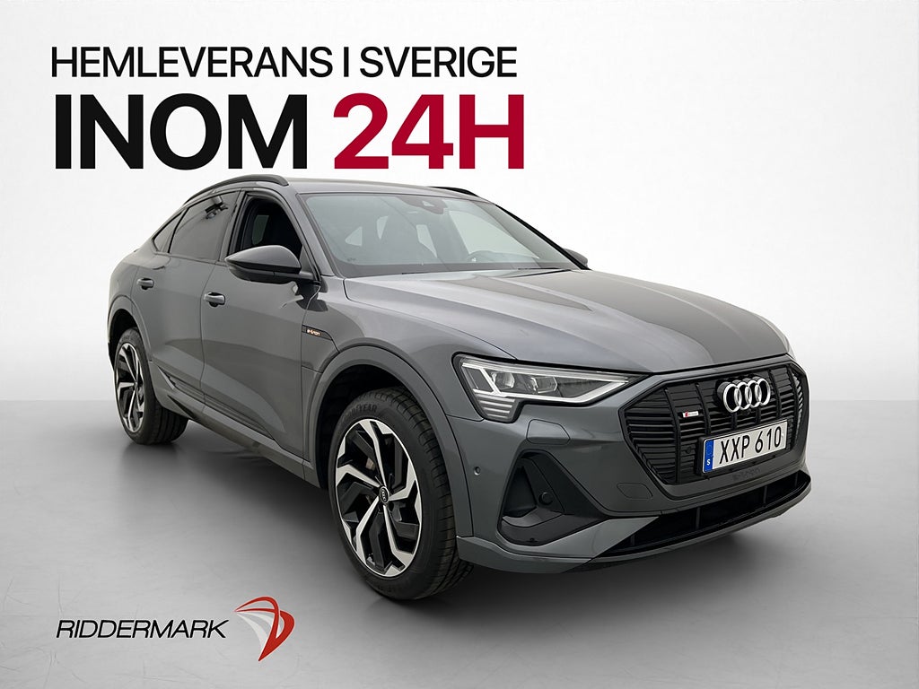 Audi E-Tron Sportback 55 Q S-Line Pano B&O Skinn 360° Drag