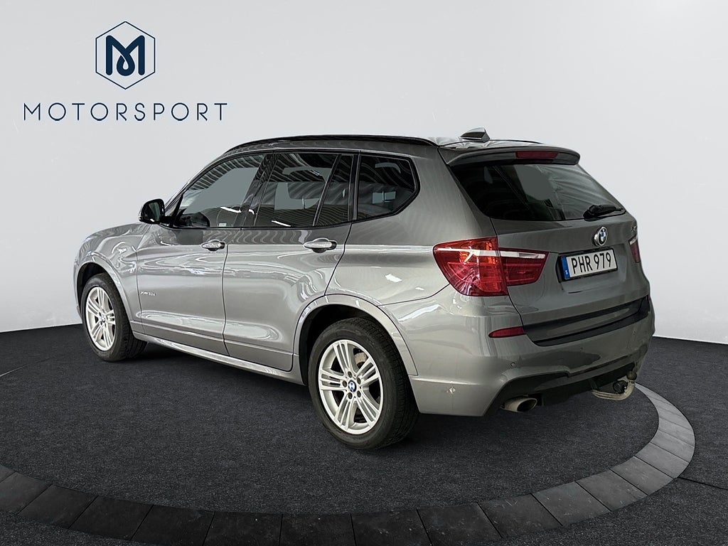 BMW X3 xDrive20d M Sport DRAG Backkamera Pano H/K Adaptiv-fart bild 3