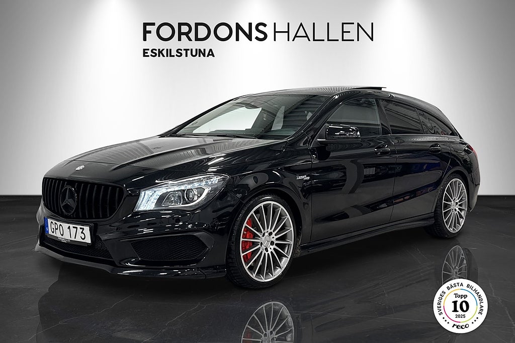 Mercedes-Benz CLA 45 AMG 4M SB /Pano /Nyservad /Sv-såld /360hk