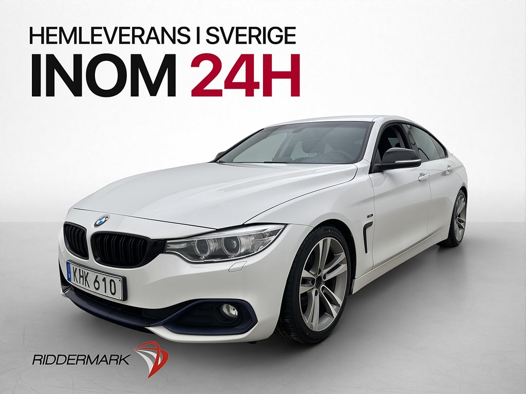 BMW 418 D 143hk Sport line P-Sensorer Bluetooth Farthållare