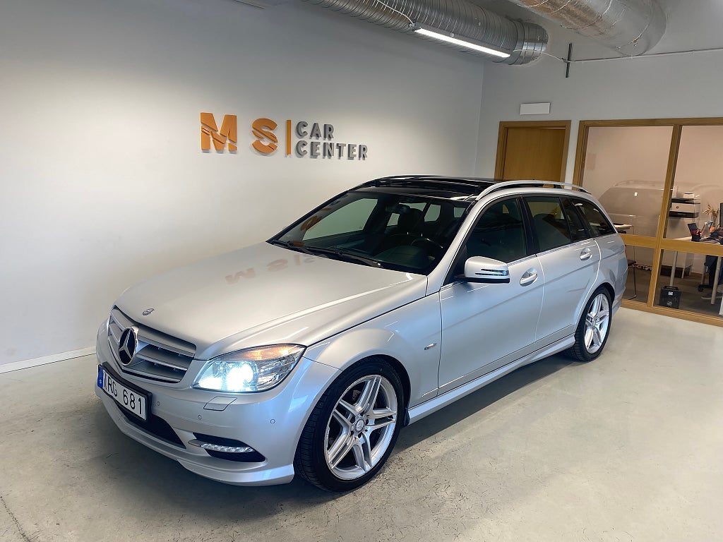 Mercedes-Benz C 220 T CDI AMG Line Pano Sensorer M-värme 