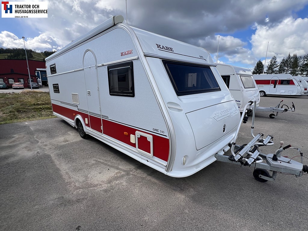 Kabe 590 GLE KS Barnkammarvagn med AC och Mover -14