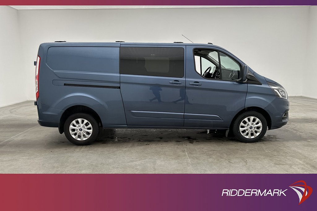 Ford Transit Custom Crew Van L2 Ny-Kamrem Värmare Drag Moms