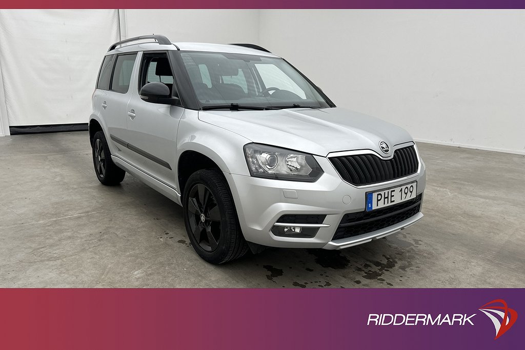 Skoda Yeti TSI 110hk Kamera Dragkrok BT Välservad 0,55l/mil