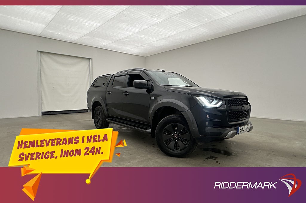 Isuzu D-Max XRX 1.9 4WD Värm Kåpa Kamera Drag CarPlay MOMS