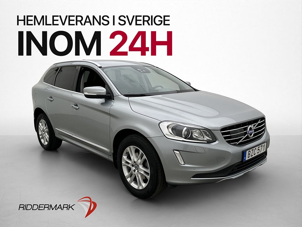 Volvo XC60 D4 AWD 190hk Summum D-Värmare Drag Skinn Navi