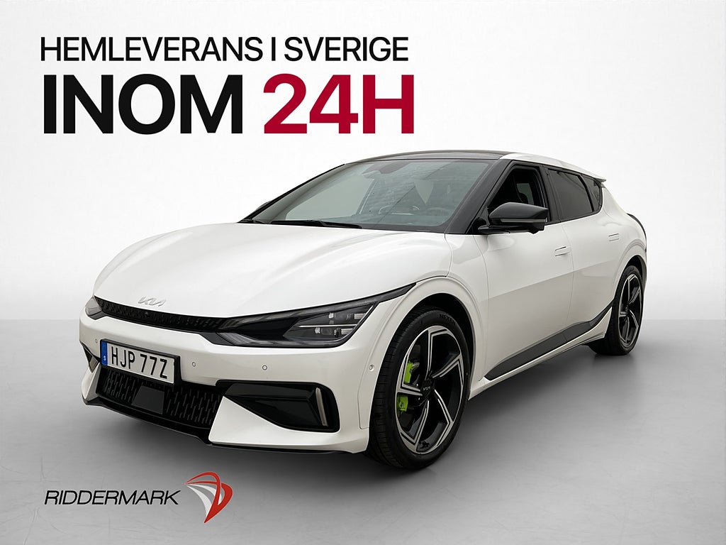 Kia EV6 GT 585hk AWD 360° Värmare Taklucka Meridian  Navi