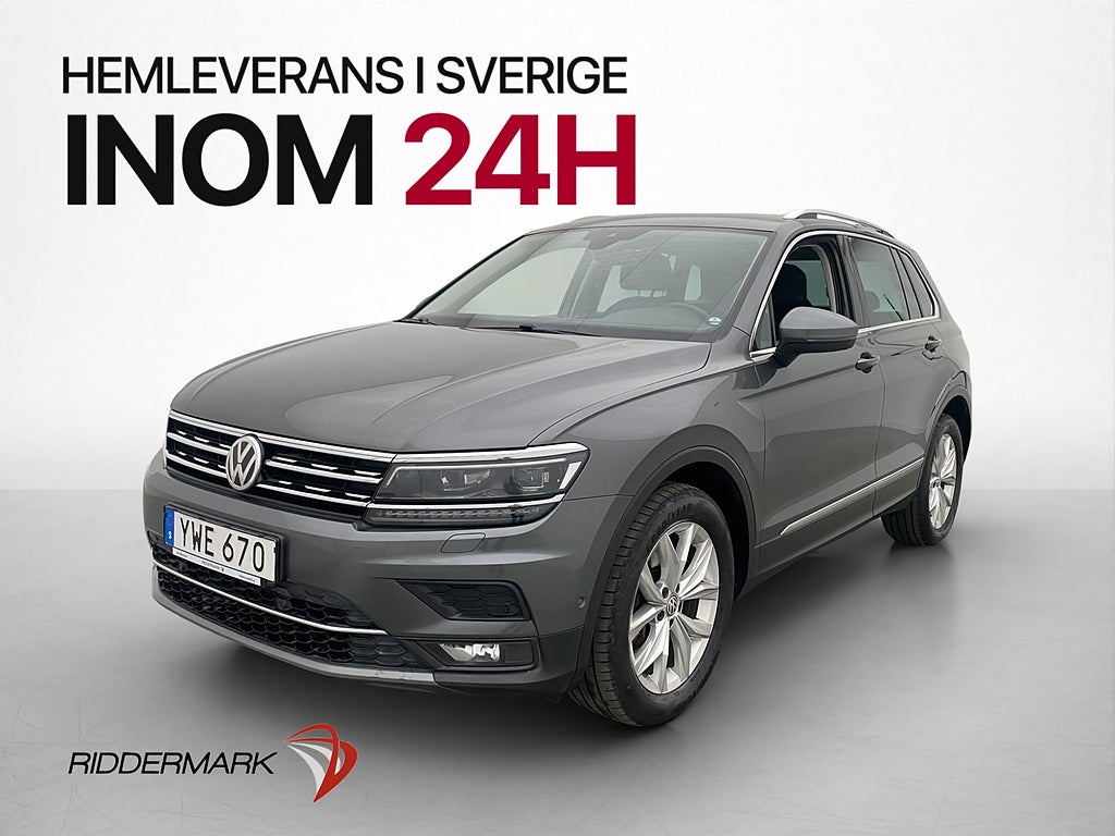 Volkswagen Tiguan 4M 190hk Värm Cockpit Kamera CarPlay Drag
