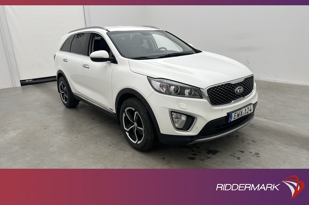 Kia Sorento AWD 200hk Business 7-Sits Kamera Navi Skinn Drag