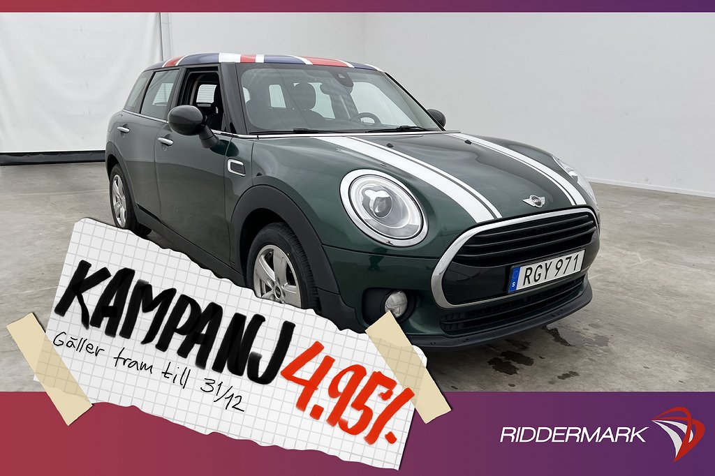 MINI Clubman D 150hk Farthållare Sensorer 4,95% Ränta