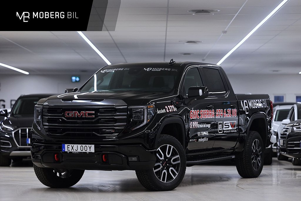 GMC Sierra AT4 6.2L V8 426hk DEMO KAMPANJ Årsskatt 2373kr