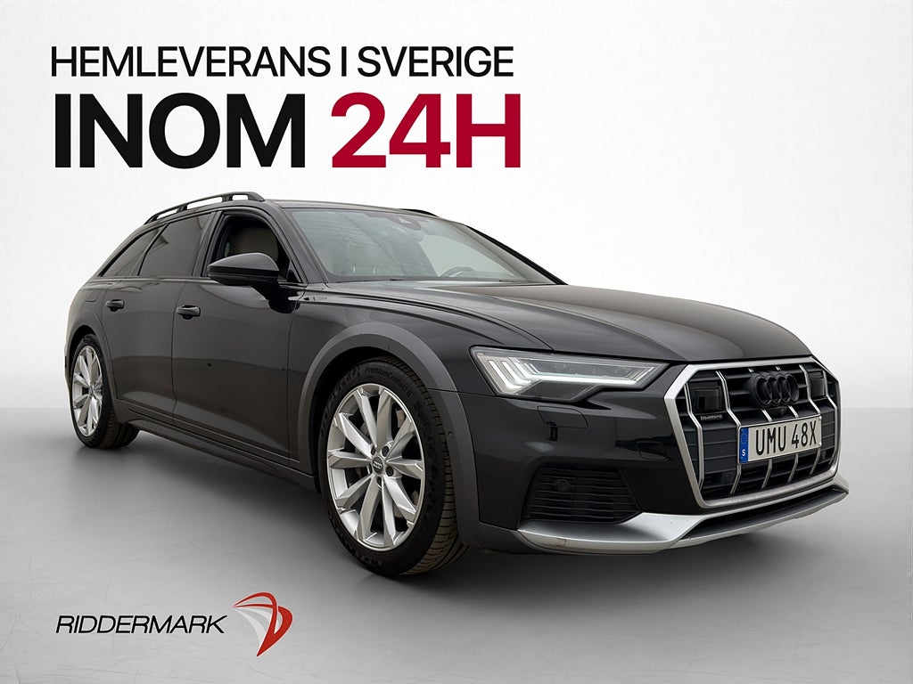 Audi A6 Allroad Q 55 TDI 350hk B&O Pano Värm 360° HD-Matrix