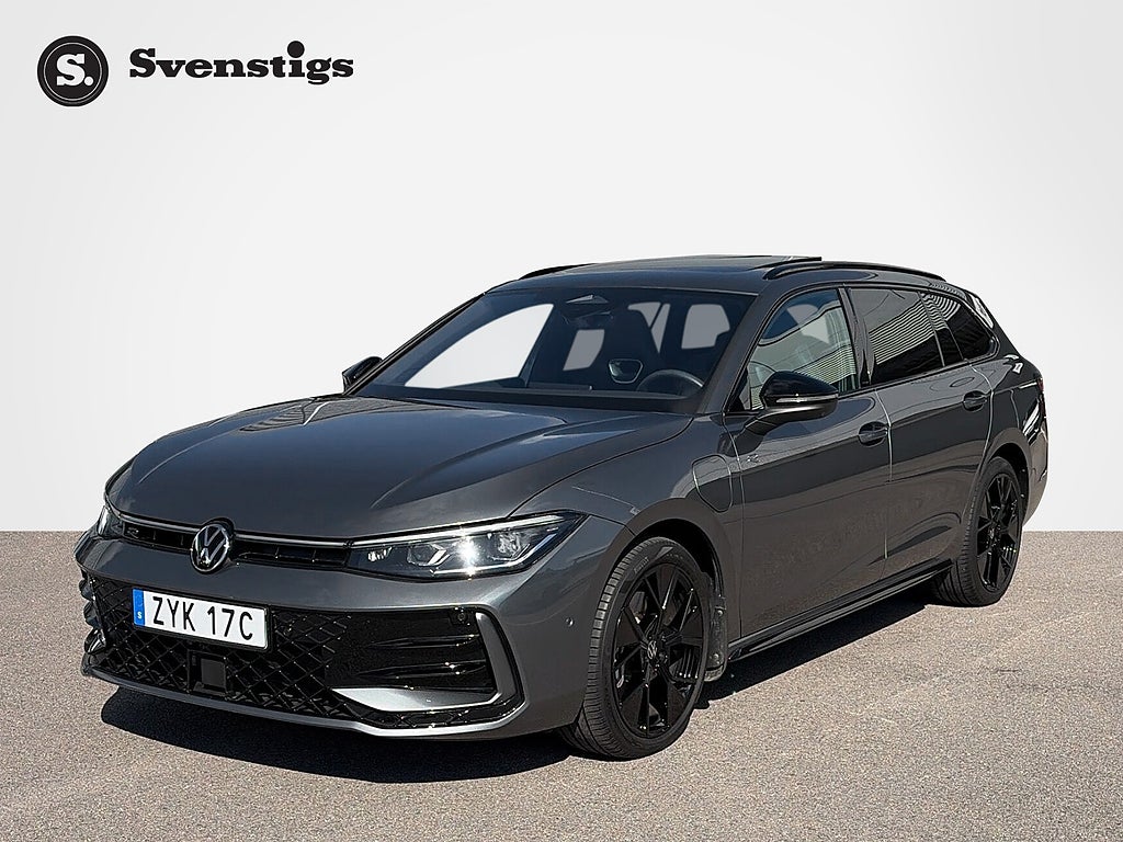 Volkswagen Passat eHybrid 272HK R-LINE DRAG SKINN 360 BLACK STYLE