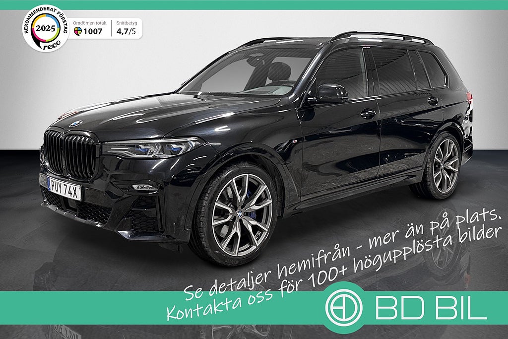 BMW X7 M50i XDRIVE EXECUTIVE B&W PANO 360 KAMERA M-SPORT