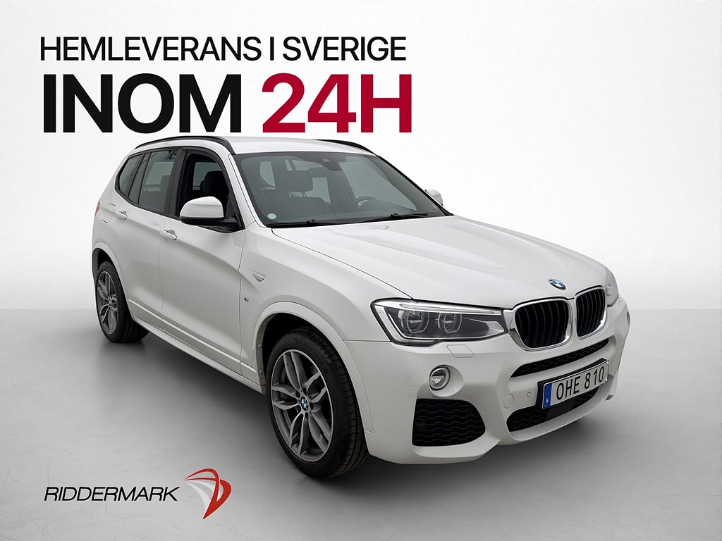 BMW X3 xDrive20d M Sport Värmare Hifi HUD Drag En-Brukare