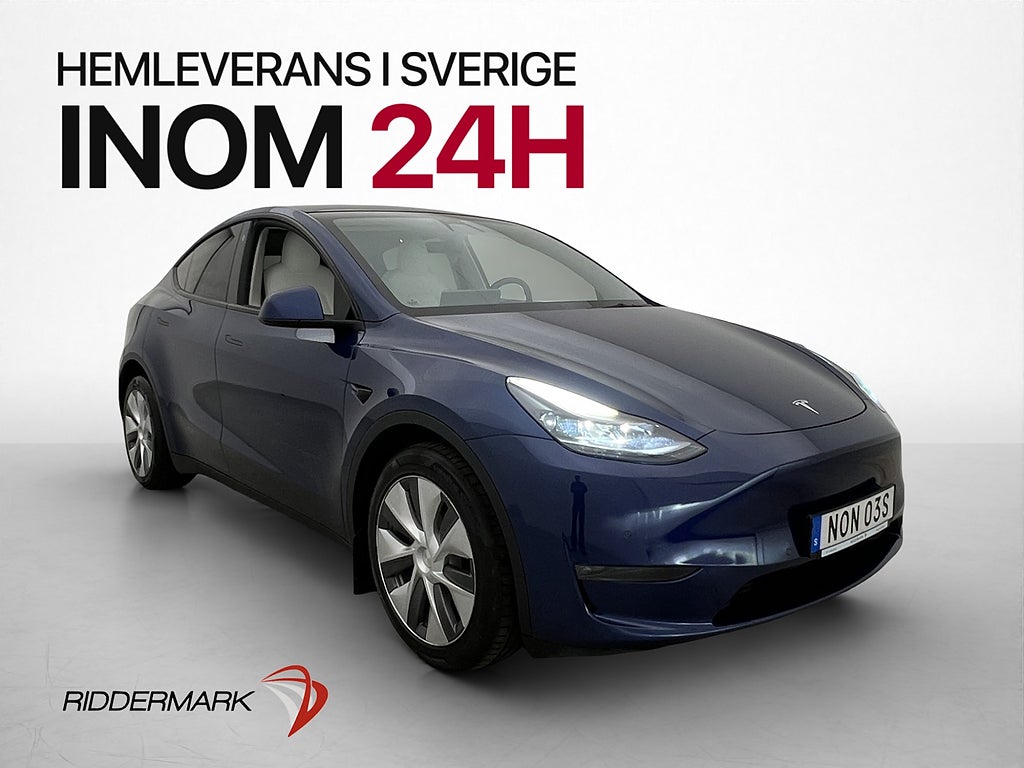 Tesla Model Y Long Range AWD AP Drag Ljus-Interiör MOMS