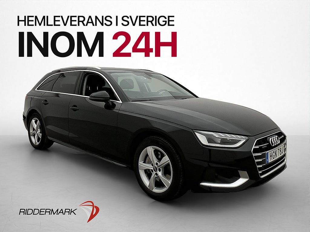 Audi A4 Avant 40 TDI Quattro 204hk Proline Värmare Drag Navi