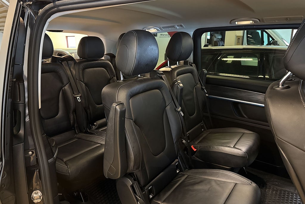 Mercedes-Benz V 250d 4MATIC 9G-Tronic Drag 360° P-värm Skinn 7sits miniatyr 19