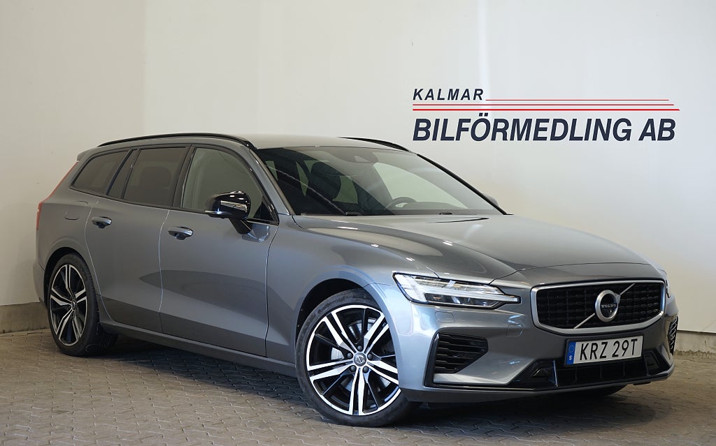 Volvo V60 Recharge T6 AWD R-Design Värmare Carplay Dragkrok 340hk