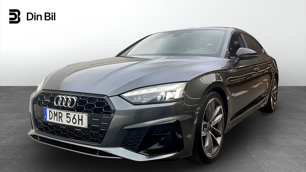Audi A5 Sportback 45 TFSI quattro S-line 265hk Matrix/Värmare/Drag