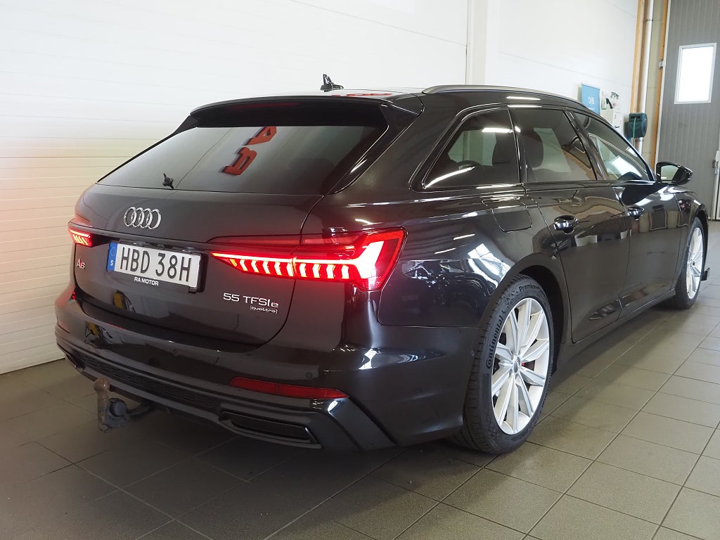 Audi A6 Avant 55 TFSI e quattro S-Line Pano 360° B&O Skinn Drag 2021