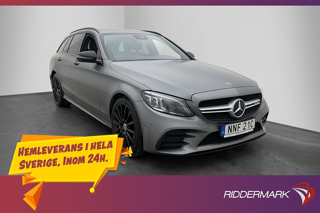 Mercedes-Benz C 43 AMG T 4M 390hk Designo Cockpit Burmester