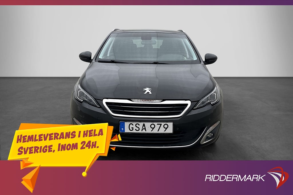 Peugeot 308 SW 131hk Allure Panorama Navi Dragkrok Sensorer