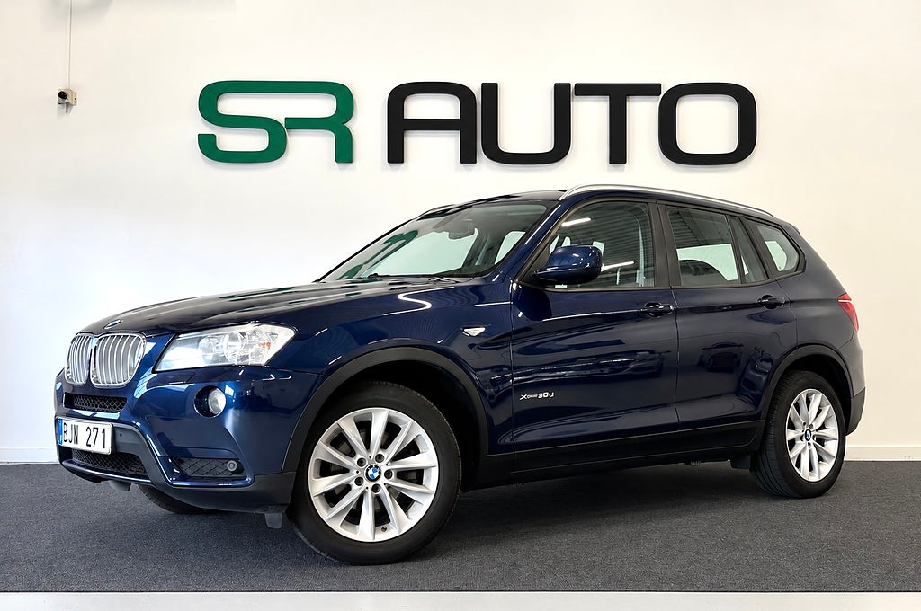 BMW X3 xDrive30d Steptronic | 1 Brukare | Dragkrok | GPS 