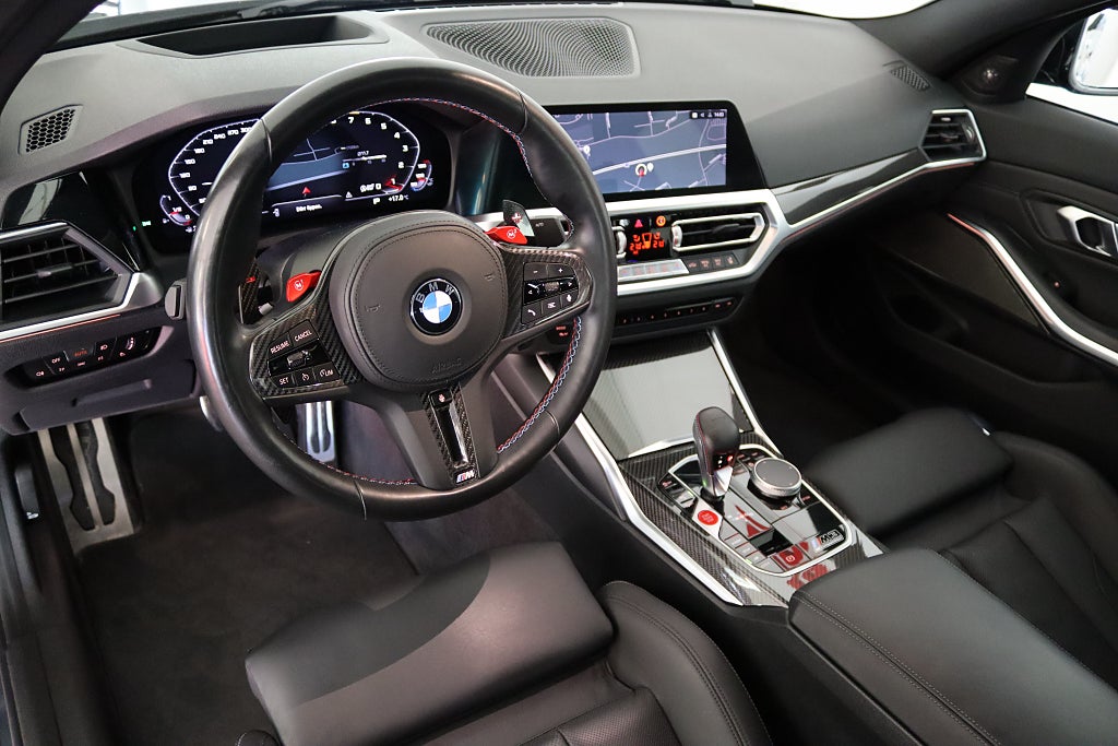 BMW M3 Competition xDrive 1 Ägare H/K M Drive Pro Kolfiber