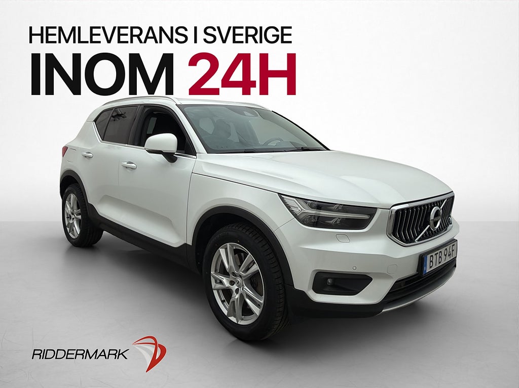 Volvo XC40 T4 Recharge Inscription Exp H/K VOC Kamera Drag