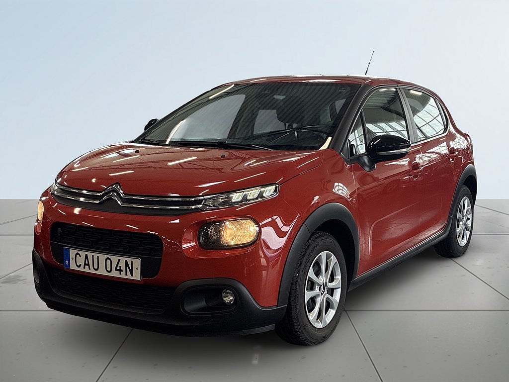 Citroën C3 1.2 PureTech 82 S&V-Hjul/Mvärmare/Carplay/bluetooth