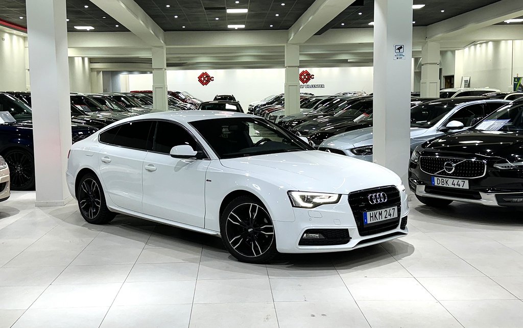 Audi A5 Sportback 2.0 TDI DPF/Qou/S-Line/NyKamrem/Euro 5