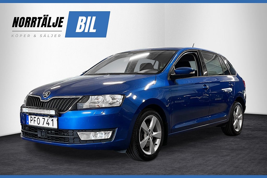 Skoda Rapid Spaceback 1.4 125 HK TSI DRAG CARPLAY MOTORVÄRMARE