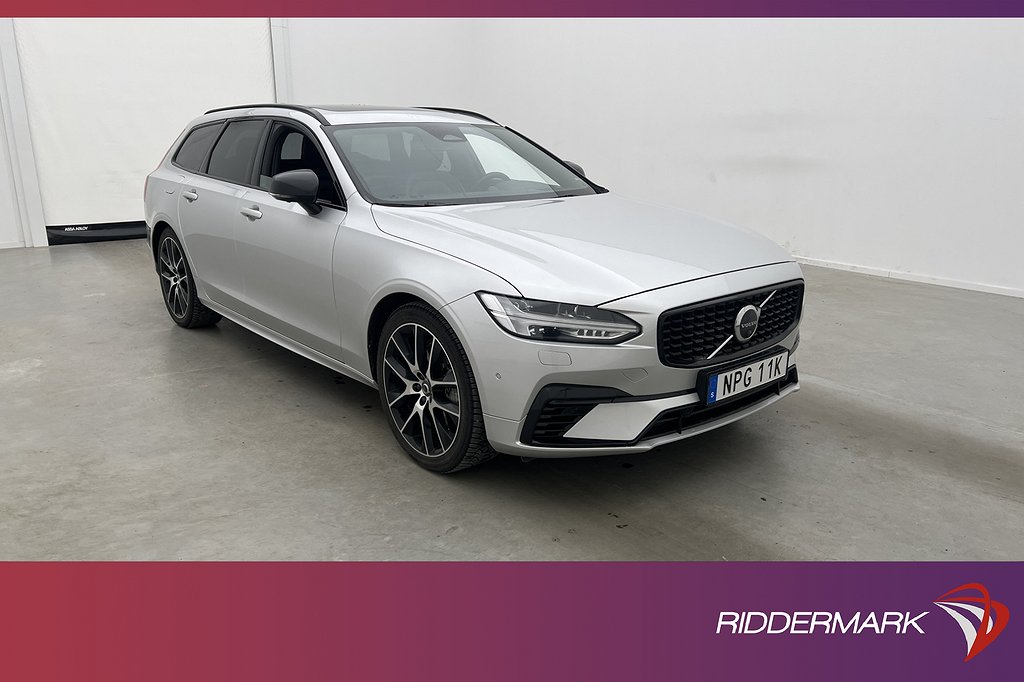 Volvo V90 Recharge T8 R-Design VOC Pano B&W P-Värm Drag MOMS