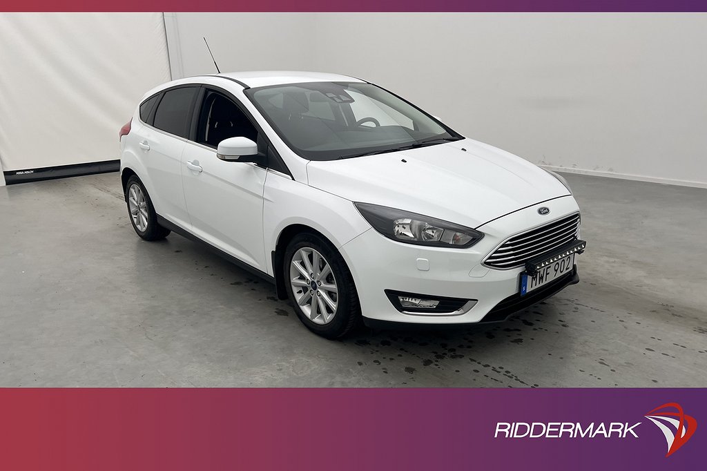 Ford Focus 1.0 EcoBoost 125hk Titanium Rattvärme Motorvärmar