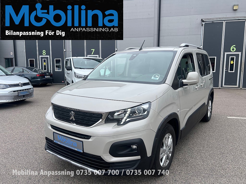 Peugeot Rifter Handikappanpassad Rullstolsbil 