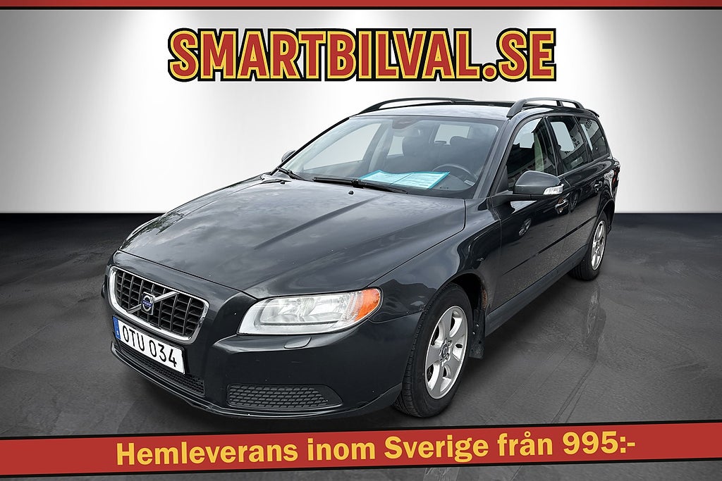 Volvo V70 2.4D Kinetic Nybesiktigad
