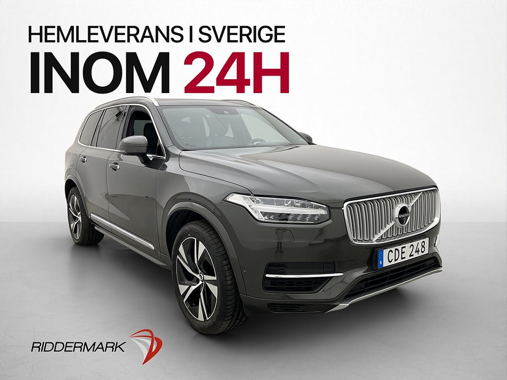 Volvo XC90 T8 AWD Inscription 7-Sits B&W 360° Pano HuD Drag