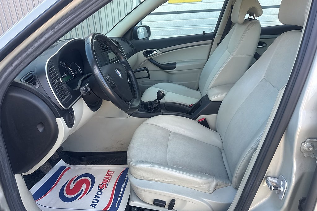 Saab 9-3 SportCombi 1.8t BioPower Linear | 150 ch | BVM | Bi-xénon | Sièges chauffants | Climatisation bizone | Révision récente