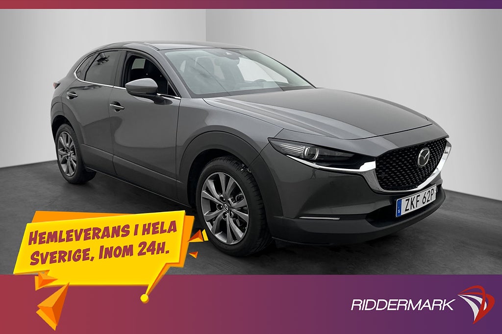 Mazda CX-30 2.0 M Hybrid AWD M-Värm BOSE Drag Skinn HuD Navi