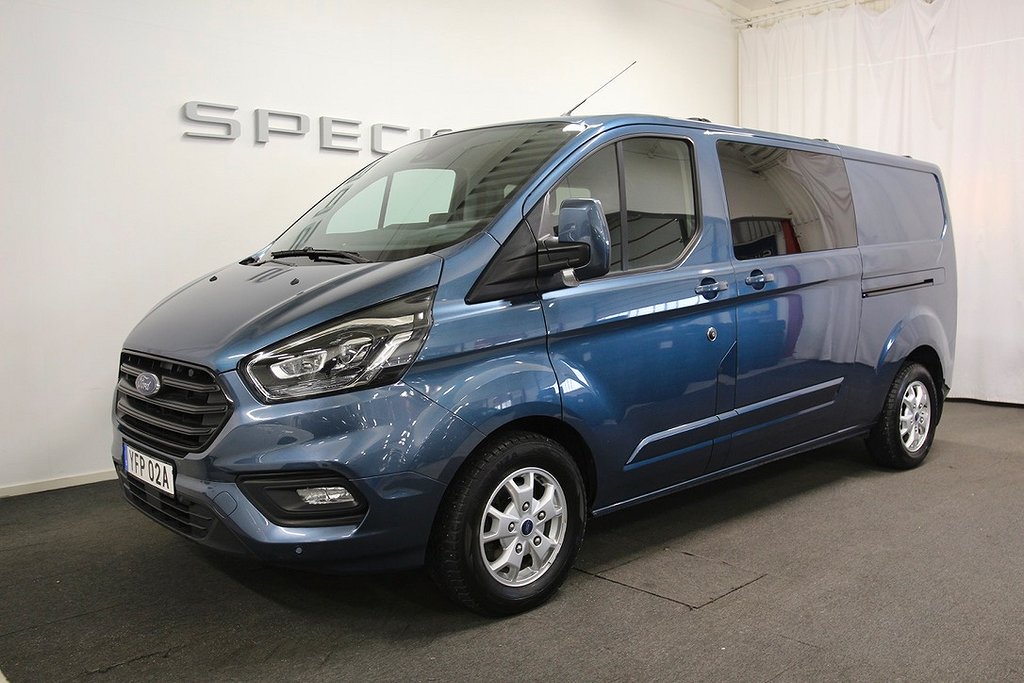 Ford Transit Custom 340 Crew Van 2.0 170hk Värmare Drag