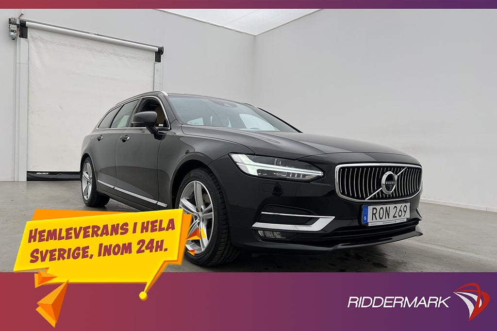 Volvo V90 D4 AWD Inscription VOC Värm Drag Pano 360° Skinn