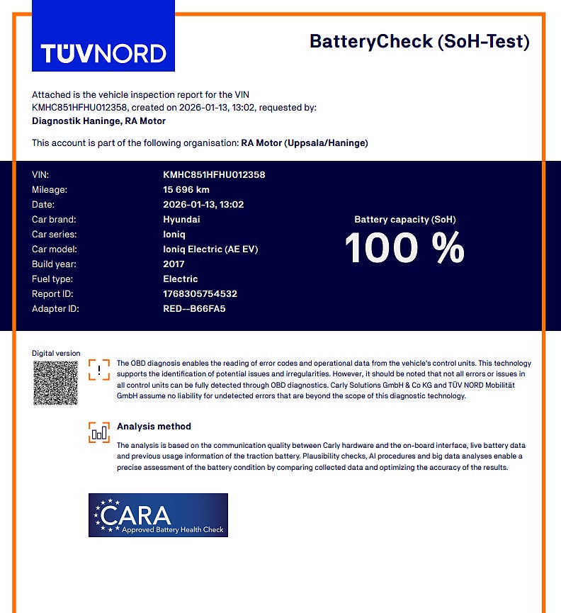 Hyundai IONIQ Electric 28 kWh Premium Navi Kamera Infinity