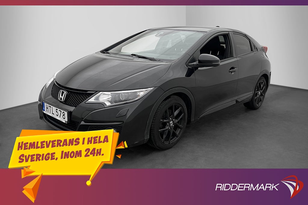 Honda Civic 1.6 i-DTEC Manuell 120hk Sport Backkamera
